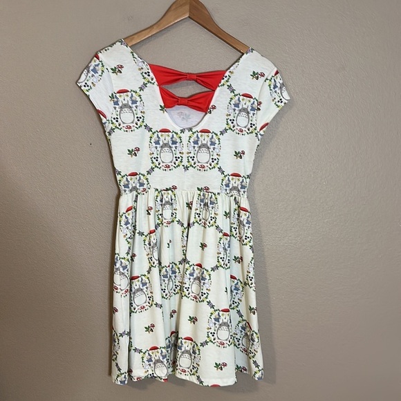 Totoro by Studio Ghibli Garden Bow Dress Size Small In Excellent Condition - Picture 7 of 7
